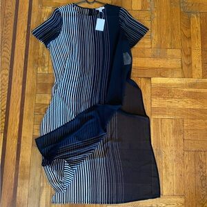 NWT Calvin Klein Women's - Tunic/Summer Cover-Up  Pinstripe - Size S